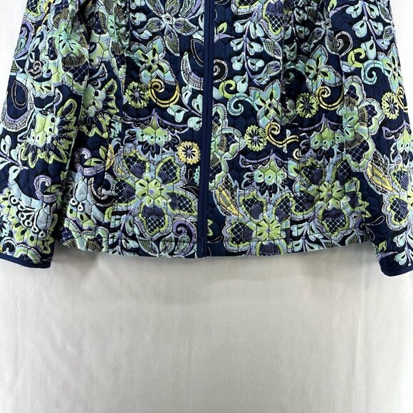 Requirements Jacket Womens Sz M Quilted Fully Lined Full Zip Floral Multicolor - Picture 4 of 11